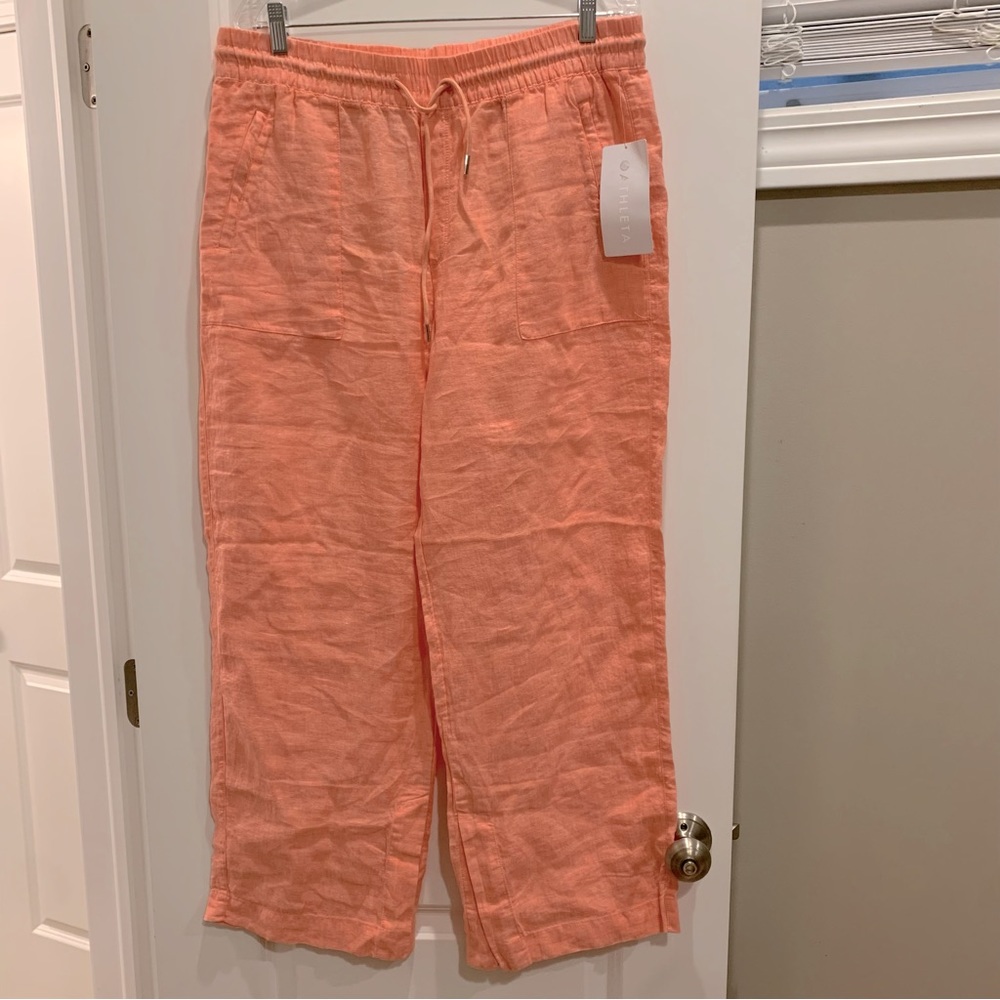 Athleta Retreat Linen Wide Leg Pant